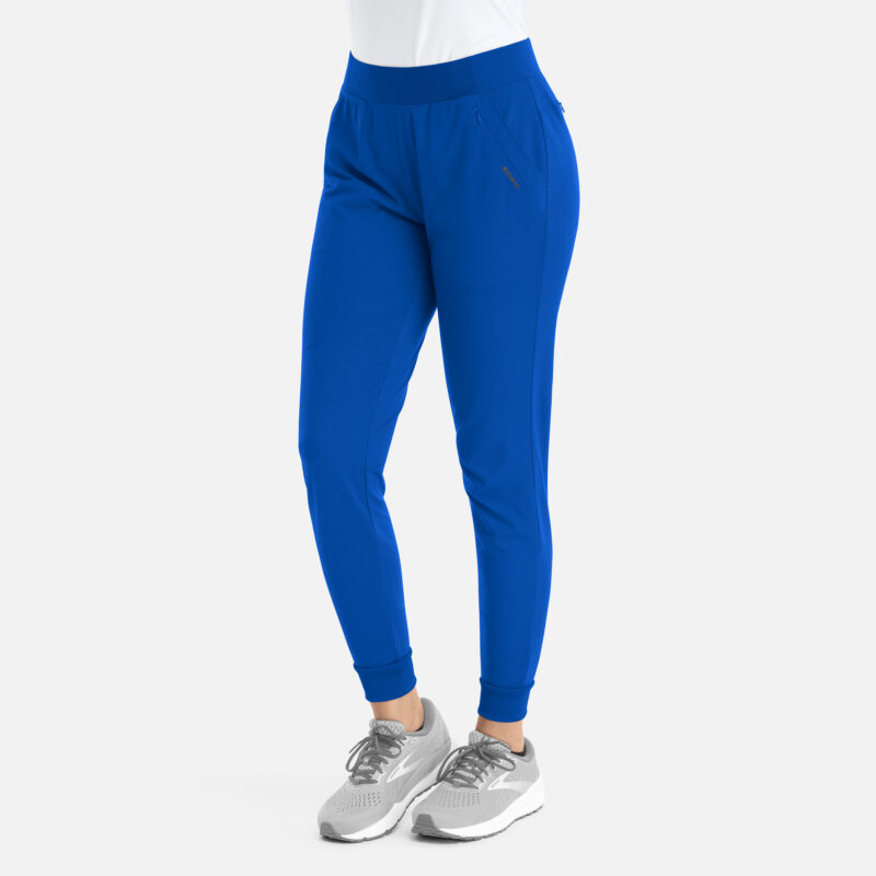 Maevn-Women's Mid Rise Elastic Jogger – Focus 60302-Royal Blue