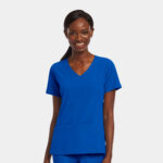 Maevn-Women's Mock Wrap Top – Matrix Impulse 4521-Royal Blue