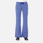 Maevn-Women's Multi-Pocket Flare Pant – Blossom 9102-Ceil Blue / Navy