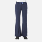 Maevn-Women's Multi-Pocket Flare Pant – Blossom 9102-Navy / Ceil Blue