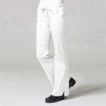Maevn-Women's Multi-Pocket Flare Pant – Blossom 9102-White / White