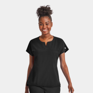 Maevn-Women's Notched Neck Dolman Top – Matrix Impulse 4540-Black