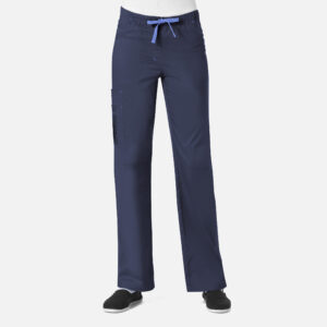 Maevn-Women's Pintuck Cargo Pant – Blossom 9302-Navy / Ceil Blue