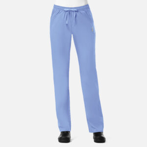 Maevn-Women's Sporty Mesh Panel Pant – EON 7318-Ceil Blue