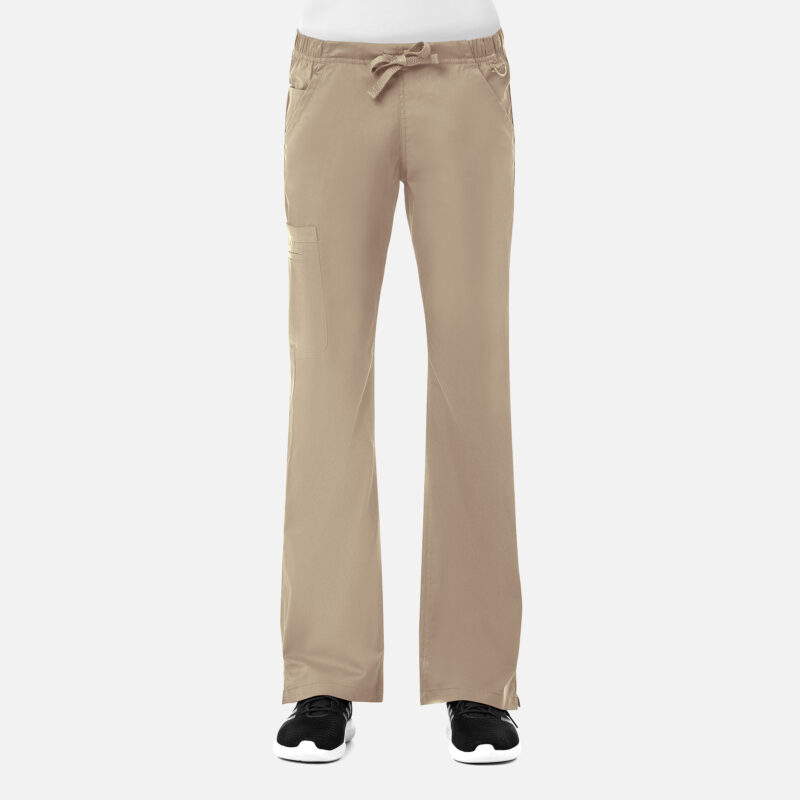 Maevn-Women's Straight Leg Cargo Pant – Blossom 9802-Khaki