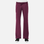 Maevn-Women's Straight Leg Cargo Pant – Blossom 9802-Wine
