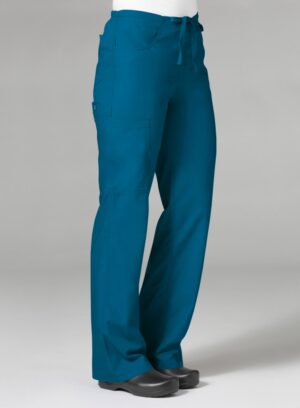 Maevn-Women's Utility Cargo Pant – Core 9626-Caribbean Blue