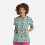 Maevn-Women's V-Neck Print Top – Prints 1767-Sweet Goodness