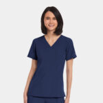Maevn-Women's V-Neck Top – Matrix Impulse 4511-Navy