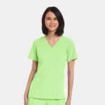 Maevn-Women's V-Neck Top – Matrix Impulse 4511-Patina Green