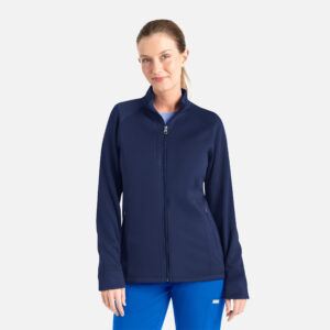 Maevn-Women's Warm-Up Fleece Jacket – Blaze Jacket 3812-Navy