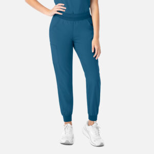 Maevn-Women's Yoga Waist Jogger – Momentum 5092-Caribbean Blue